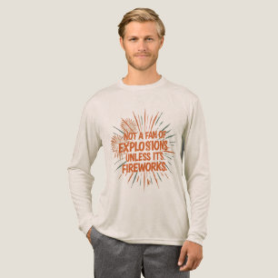 Retro Vintage Eldfest Humor Grafisk T-Shirt för