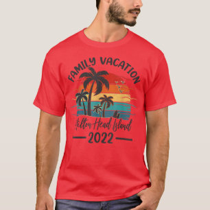 Retro Vintage Family Vacation 2022 Hilton Head Isl T Shirt