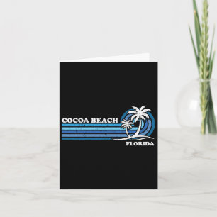 Retro Vintage Family Vacation Florida Cocoa Beach Kort