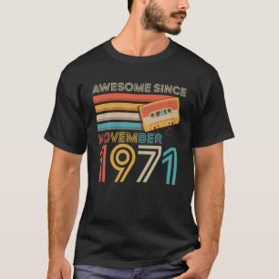 Retro Vintage Fantastisk sedan november 1971 50Th T Shirt
