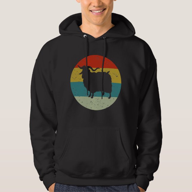 Retro vintage får hoodie (Framsida)
