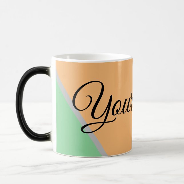 Retro Vintage Färg Magisk Mugg (Vänster)