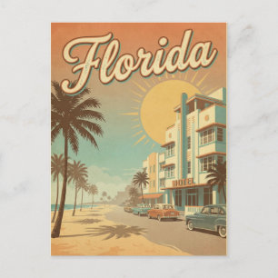 Retro Vintage Florida vykort