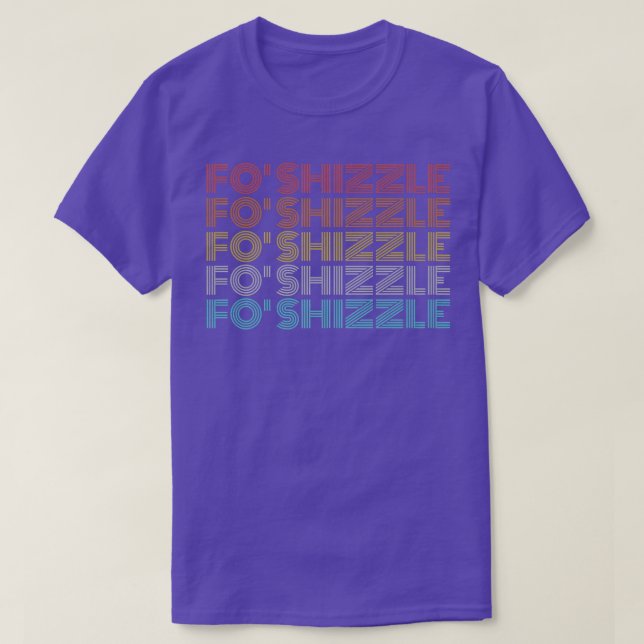Retro Vintage för Shizzle T Shirt (Design framsida)