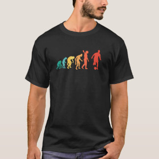 Retro Vintage Fotbollsutveckling För Fotbollsspela T Shirt