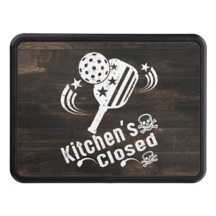 Retro Vintage Funny Pickleball Kitchen Closed Dragkroksskydd