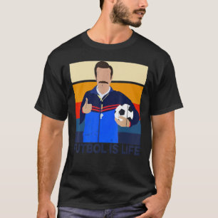 Retro Vintage Futbol är livsviktigt T Shirt