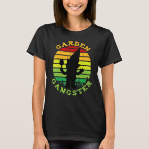 Retro Vintage Garden Gangster Gnome 2 T Shirt