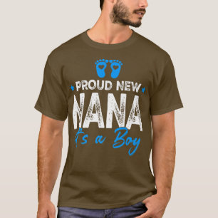 Retro Vintage Gender Reveal Proud New Nana Det är T Shirt