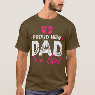 Retro Vintage Gender visar stolt New Pappa sin Gi T Shirt