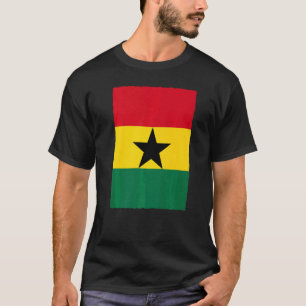 Retro Vintage Ghanaian National Flagga Ghana T Shirt