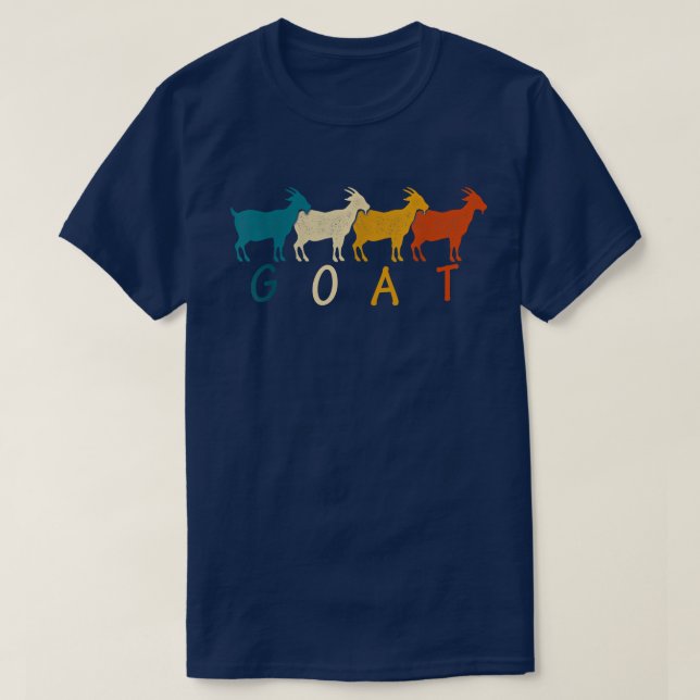 Retro vintage Goat Tee Animal Goats Älskare Gifts (Design framsida)
