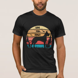 Retro Vintage Great dane Hund T Shirt