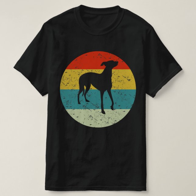 retro vintage greyhound t shirt (Design framsida)
