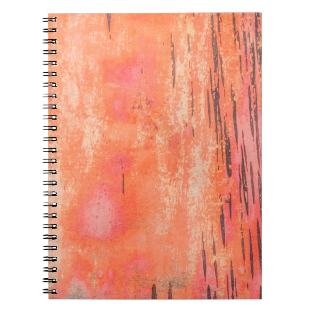 Retro vintage grunge textureabstract, art, home de anteckningsbok (Framsidan)