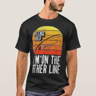 Retro-Vintage Håll mig på annan linje T Shirt