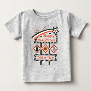 Retro Vintage Halloween-tecken - Bus eller godis T Shirt