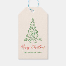 Retro Vintage Hand plockade Unik jul i Träd