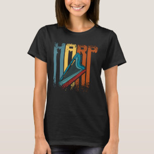 Retro Vintage Harp T Shirt