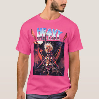 Retro vintage Heavymen Women Lår Metaltshirt TSh T Shirt