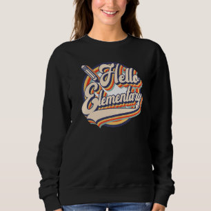 Retro Vintage Hej Elementary Back to school T Shirt