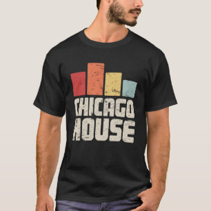 Retro Vintage House Music Fransk House & Chicago T Shirt