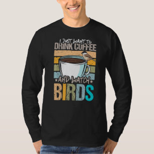 Retro Vintage I Trollspö bara att dricka kaffe och T Shirt
