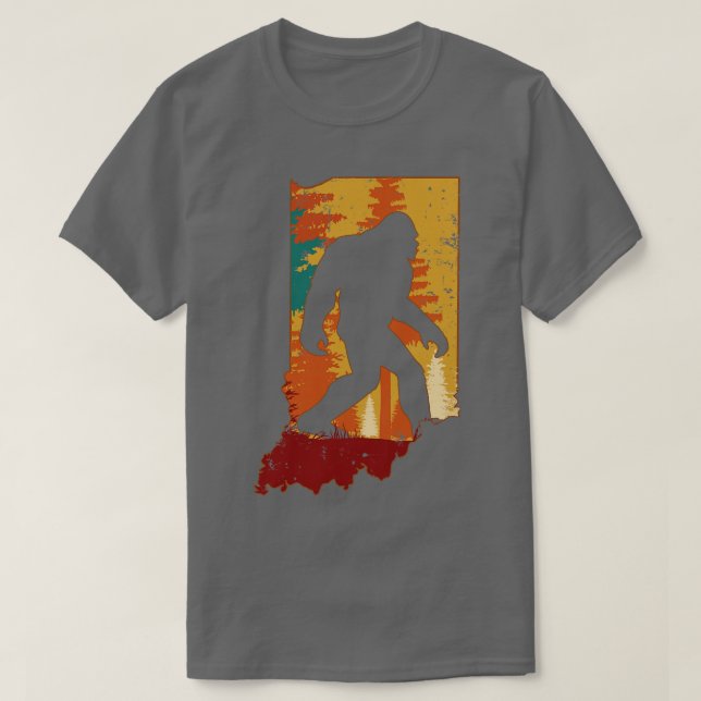 Retro Vintage Indiana T Shirt (Design framsida)