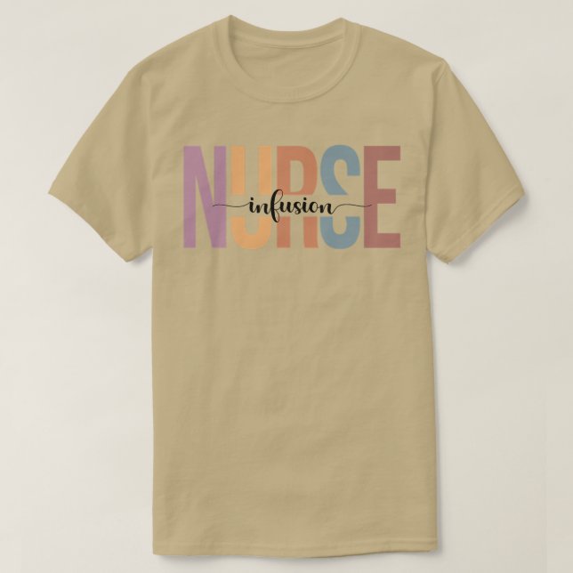 Retro Vintage Infusion Nurse Avskrivning Stetsoc T Shirt (Design framsida)