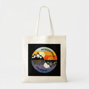 Retro Vintage Jackson Hål, Wyoming Souvenir Tygkasse