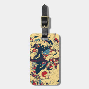 Retro Vintage japansk Ro Sailor Graphic Art Bagagebricka