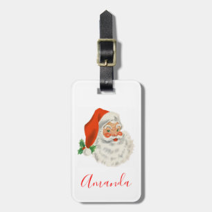 Retro Vintage Jolly Jultomten jul Bagagebricka