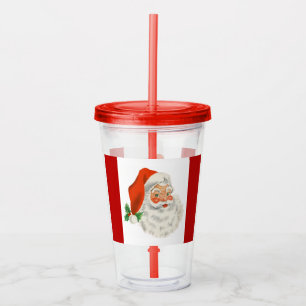 Retro Vintage Jolly Jultomten jul Take Away Mugg