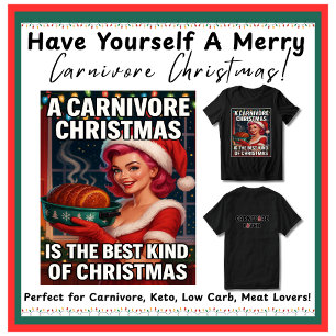 Retro Vintage jul Carnivar Ketovore Keto T Shirt