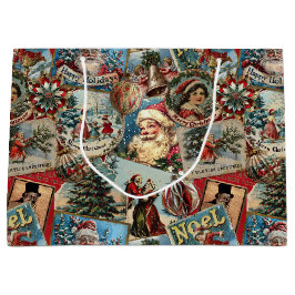 Retro Vintage Jul: Högtidlig Collage