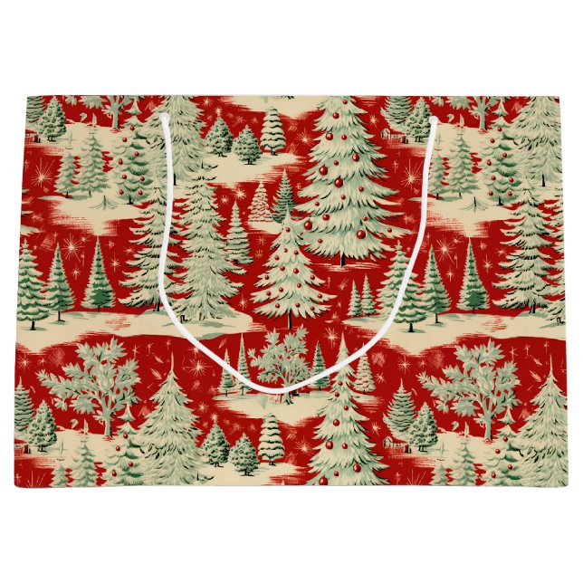 Retro Vintage Jul Landskap (Framsidan)