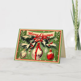 Retro Vintage Jul: Mid Century Yuletide 3 Helgkort