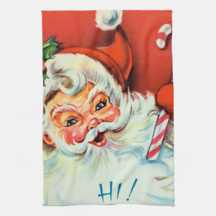 Retro Vintage julhandduk Kökshandduk
