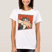 Retro Vintage Katt Bits Hand Roligt Kärleksbett Tu