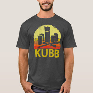 Retro Vintage KUBB Yard Game T Backyard Game Shirt