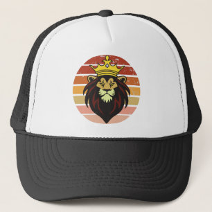 Retro vintage kung lejon keps
