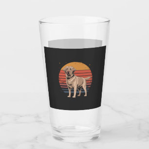 Retro Vintage Labrador Retriever Hundälskare Gåvor Glaskopp