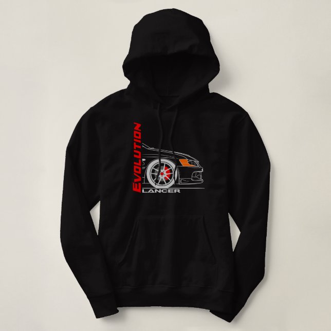 Retro Vintage Lancer Evolution T Shirt (Design framsida)