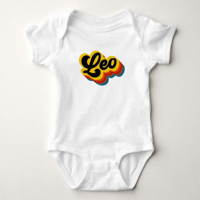 Retro vintage Leo T Shirt (Framsida)