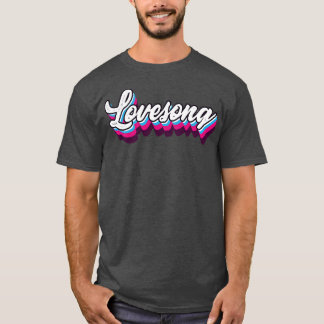 Retro Vintage Lovesong T Shirt