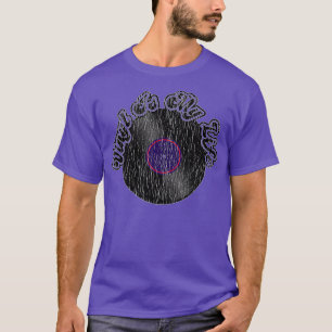 Retro-Vintage-LP-album för insamling av vinylposte T Shirt