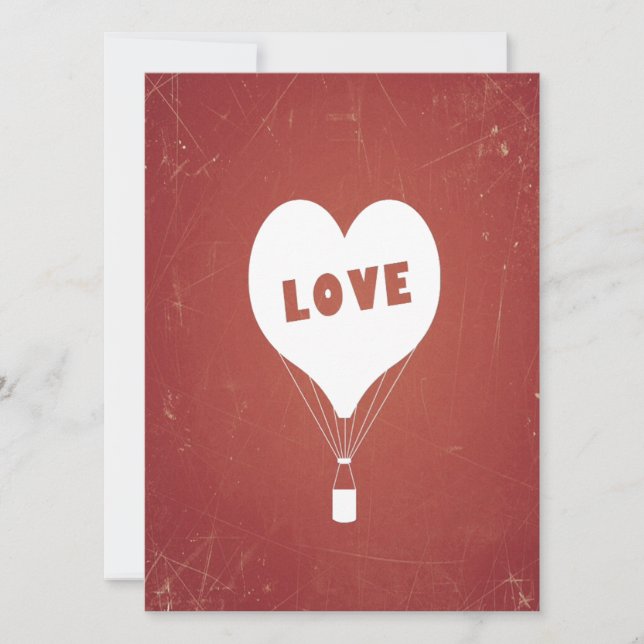 Retro Vintage Luftballong Mönster (Framsida)