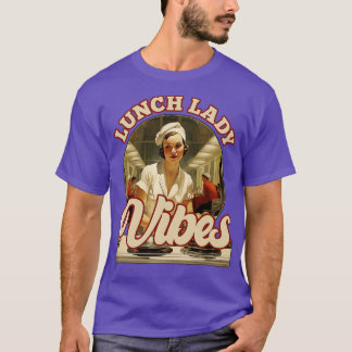 Retro Vintage Lunch Dam Vibes T Shirt