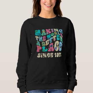Retro vintage making the world a better place sinc t shirt