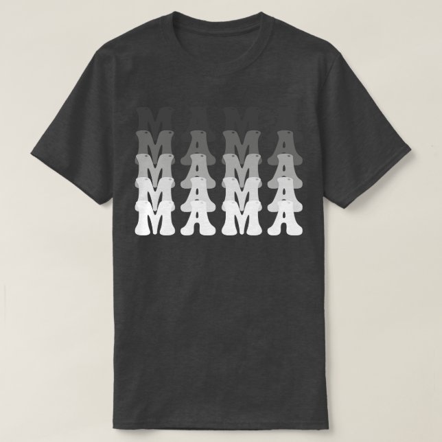 Retro Vintage Mamma 13 T Shirt (Design framsida)